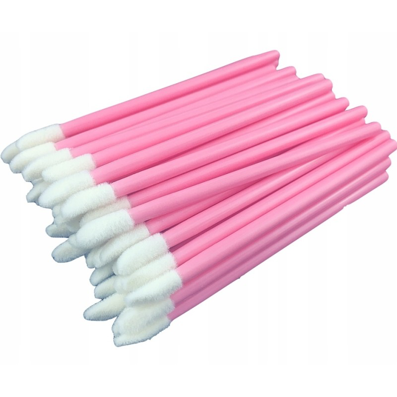 Aplikatory welurowe do przedłużania rzęs, 50szt/opak